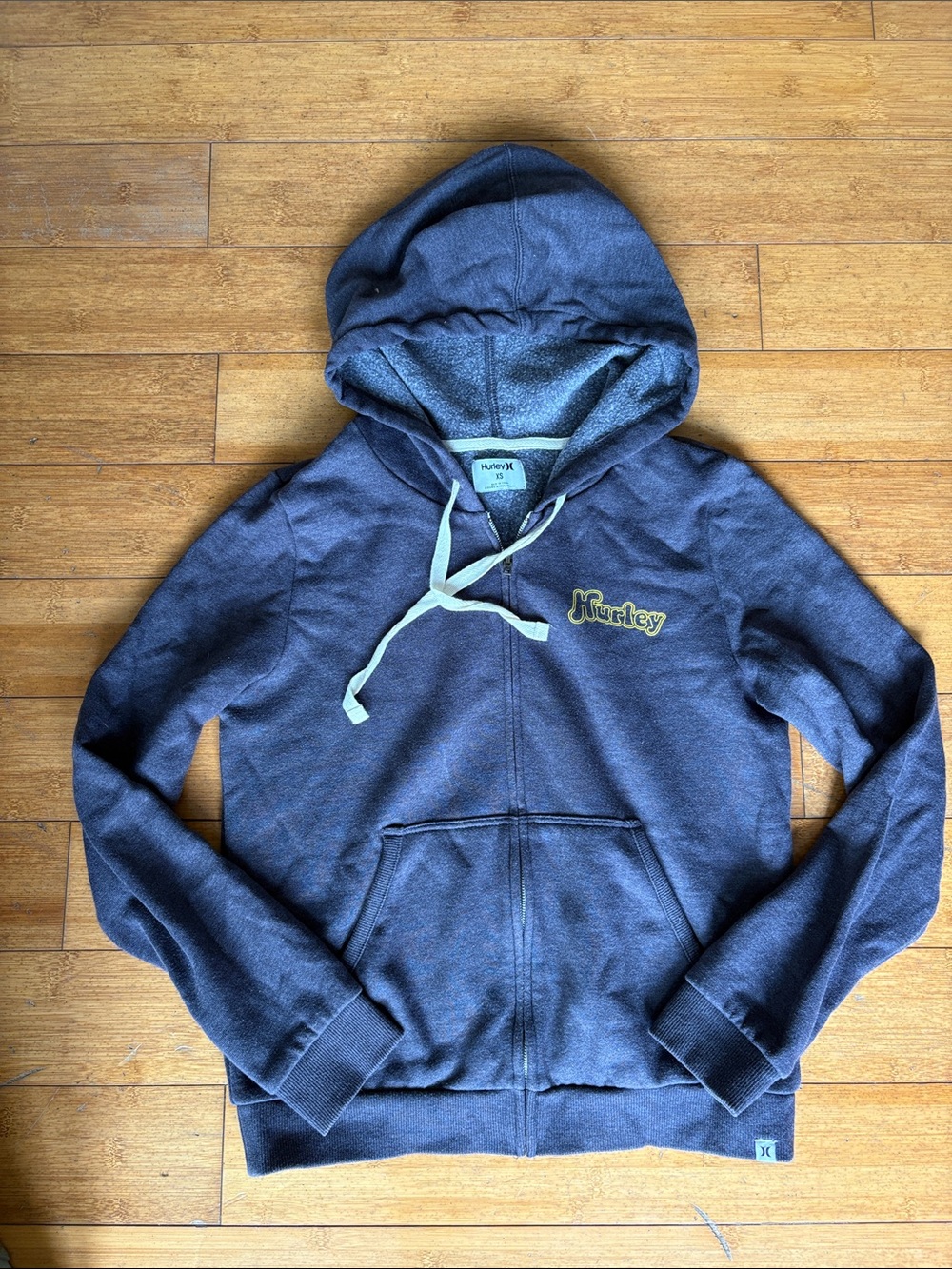 Hurley Zip-Up Hooded Sweatshirt - XS